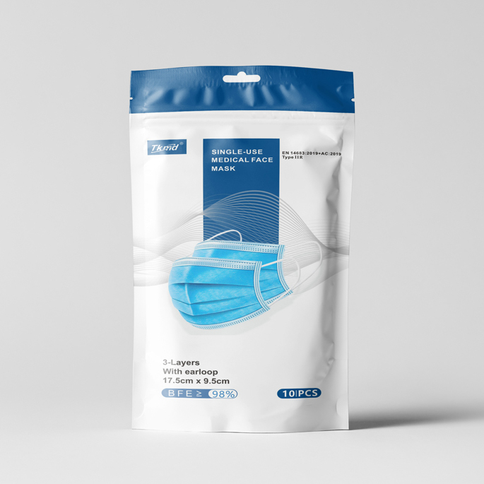 一次性使用醫(yī)用口罩Type IIR(袋裝)